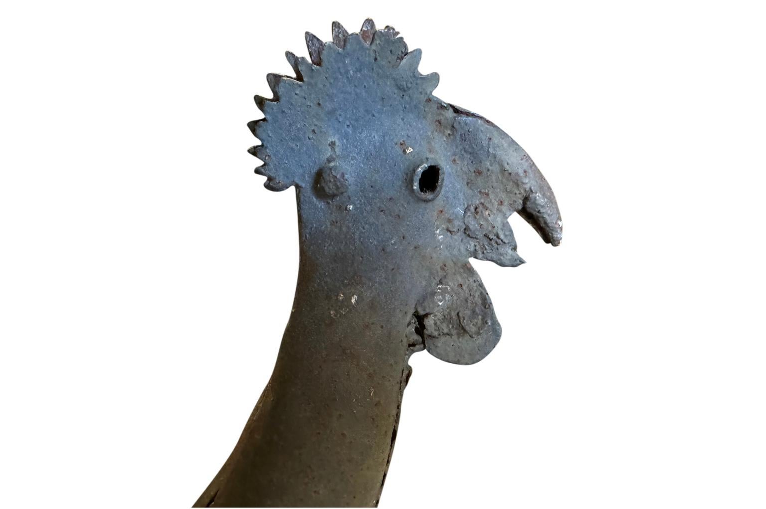 Double Coq - Sculpture française du 17ème siècle en vente 2