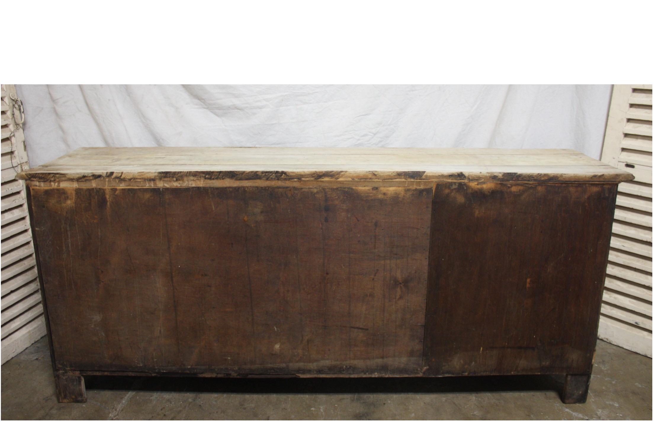Bleached French 17th Century Enfilade