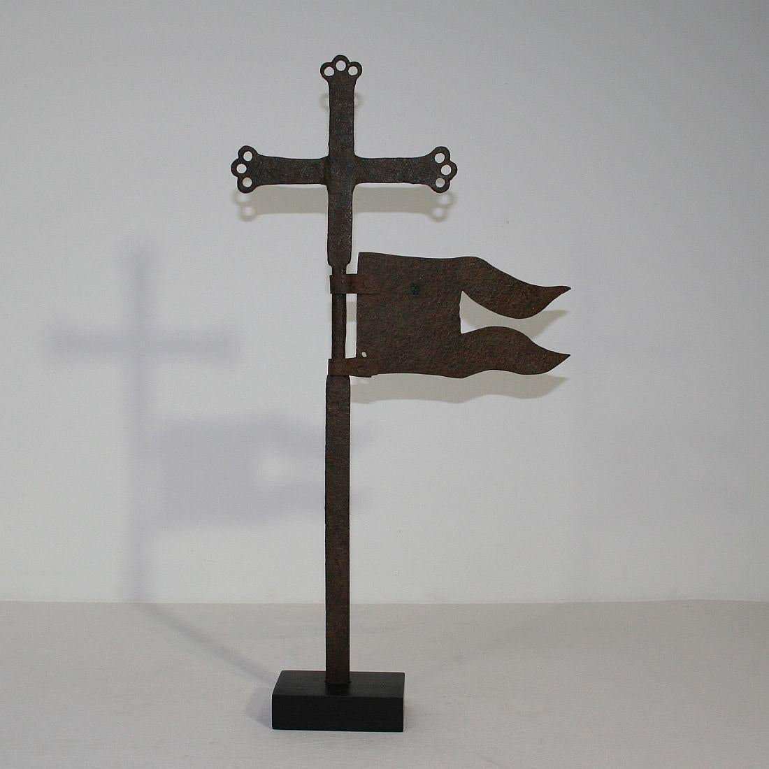 18th Century and Earlier French 17th Century Forged Iron Weathervane