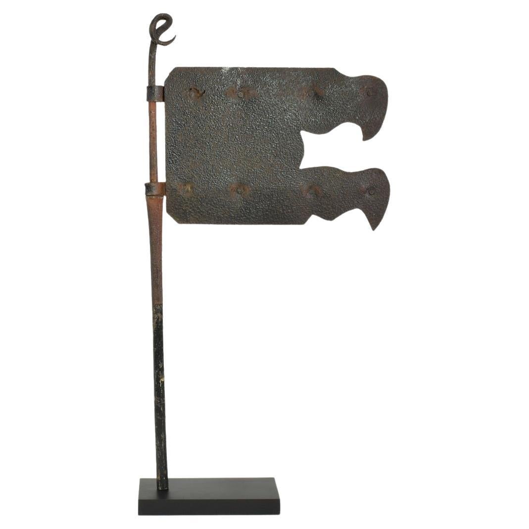 French, 17th Century, Forged Iron Weathervane