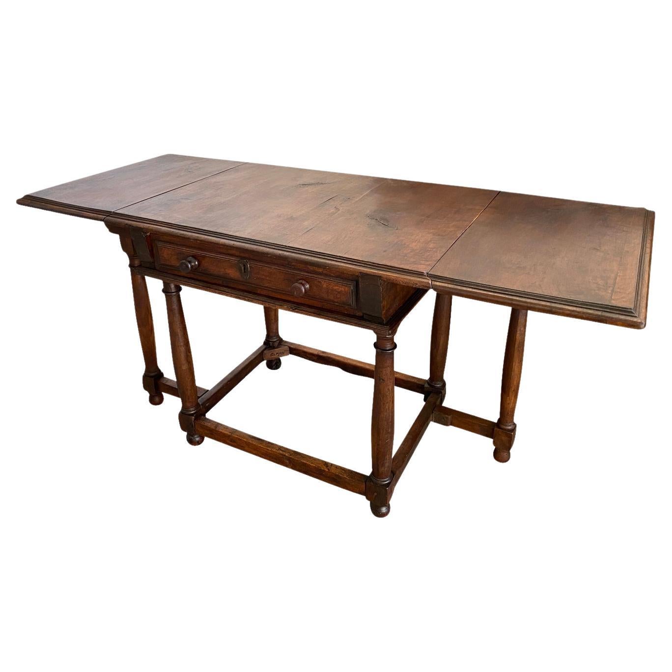 French 17th Century Gate Leg Table For Sale