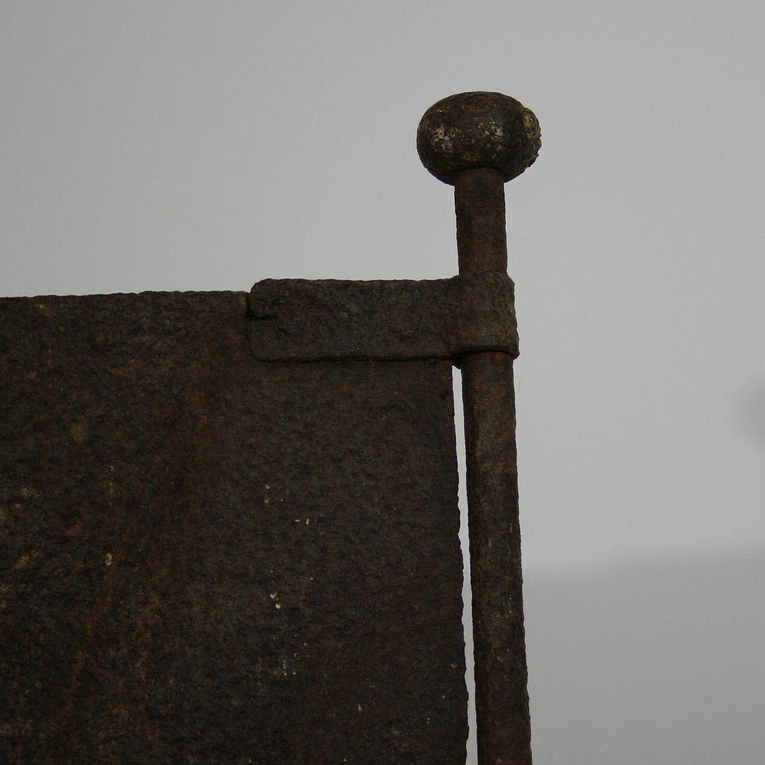 French 17th Century Hand-Forged Iron Weathervane 3