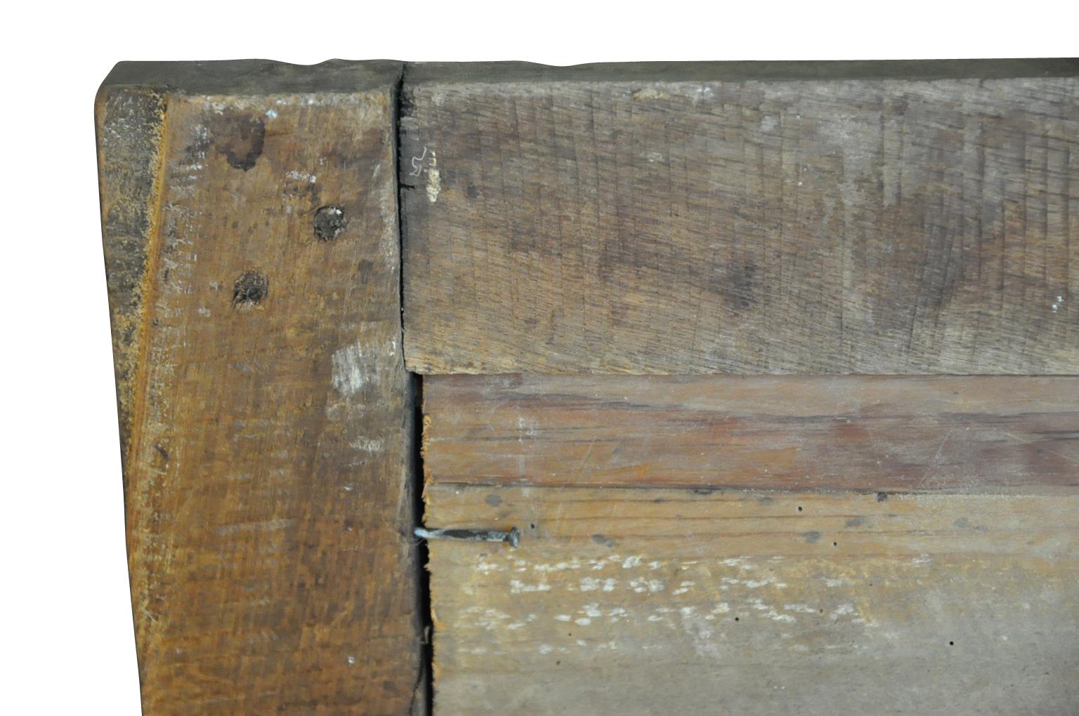 French 17th Century Louis XIV Period Frame Now as a Mirror 5