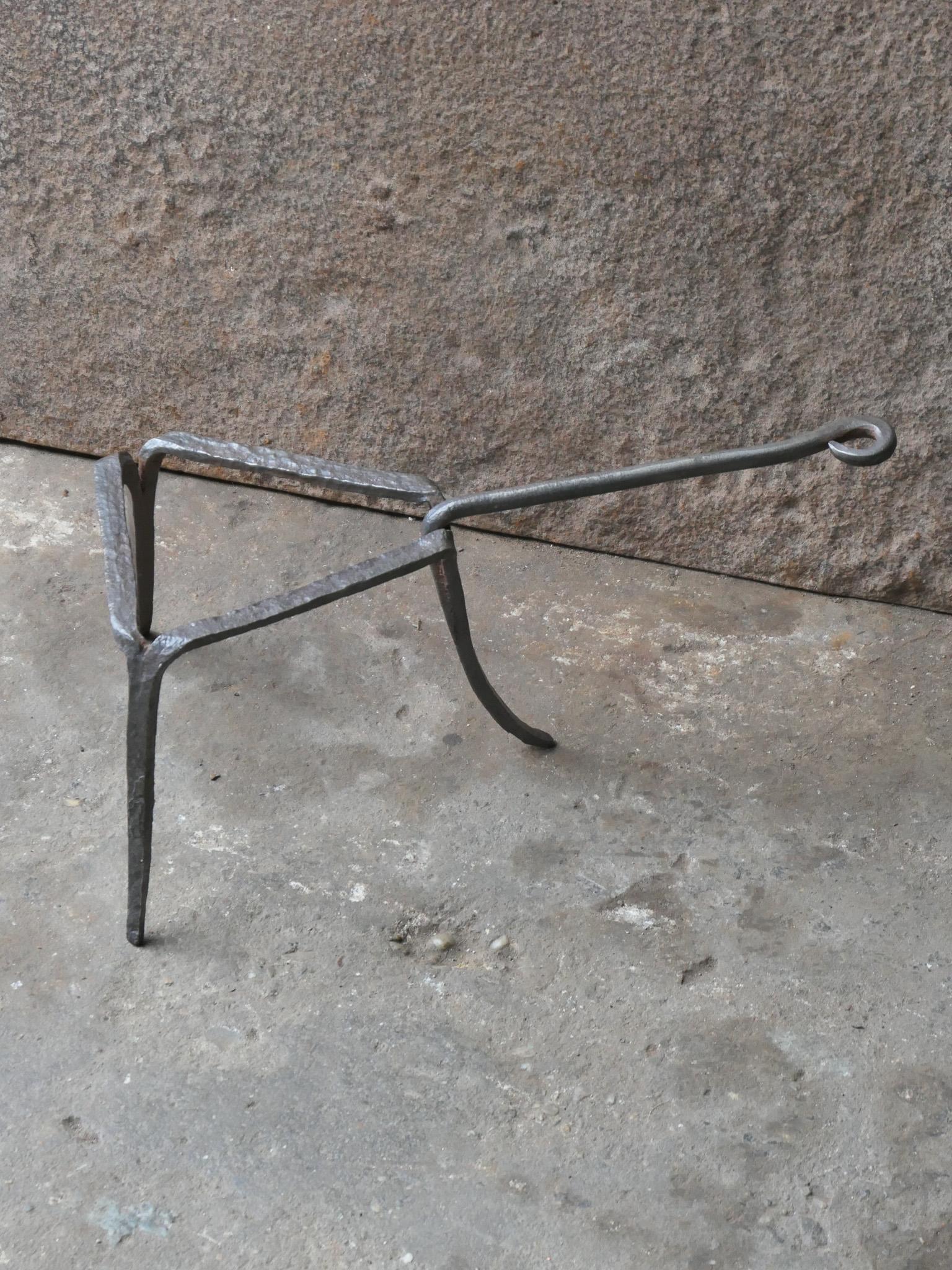 Wrought Iron French 17th Century Louis XIV Trivet For Sale