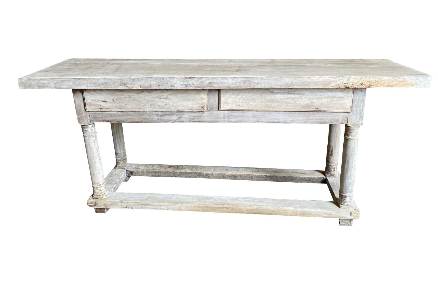 French 17th Century Monastery Console Table For Sale 8