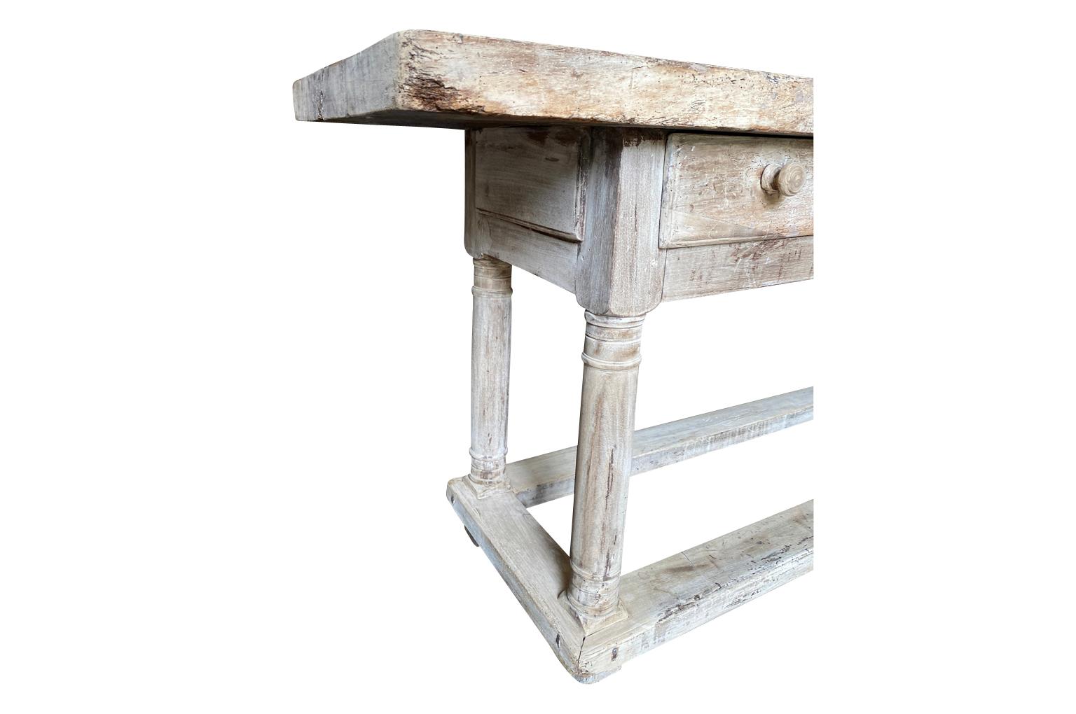 French 17th Century Monastery Console Table For Sale 1