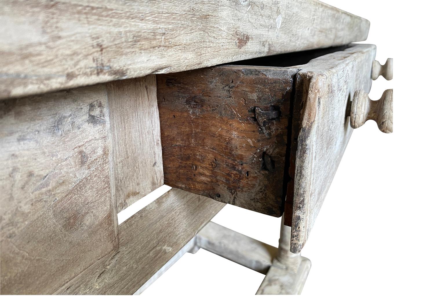 French 17th Century Monastery Console Table 3