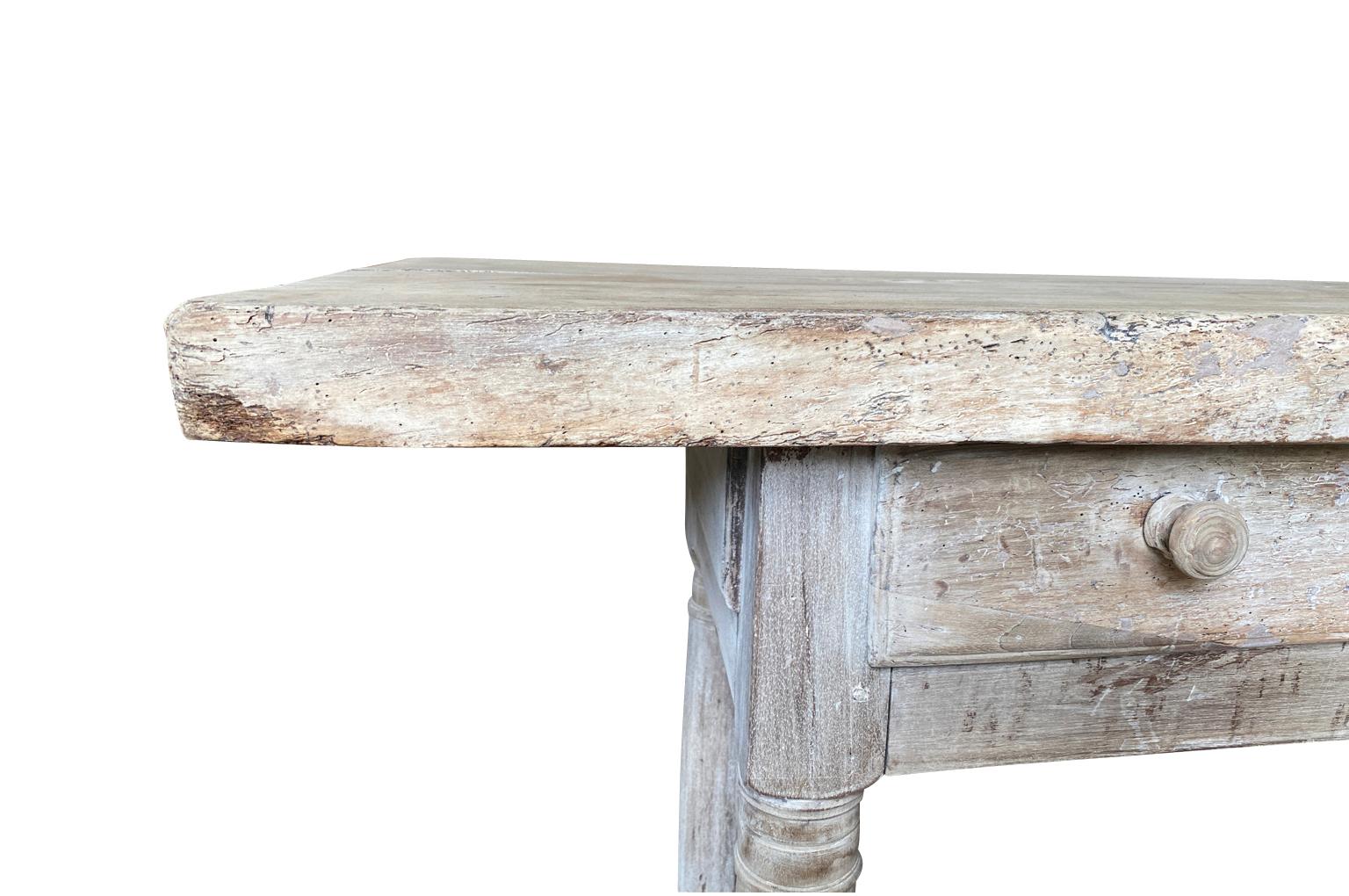 French 17th Century Monastery Console Table For Sale 4