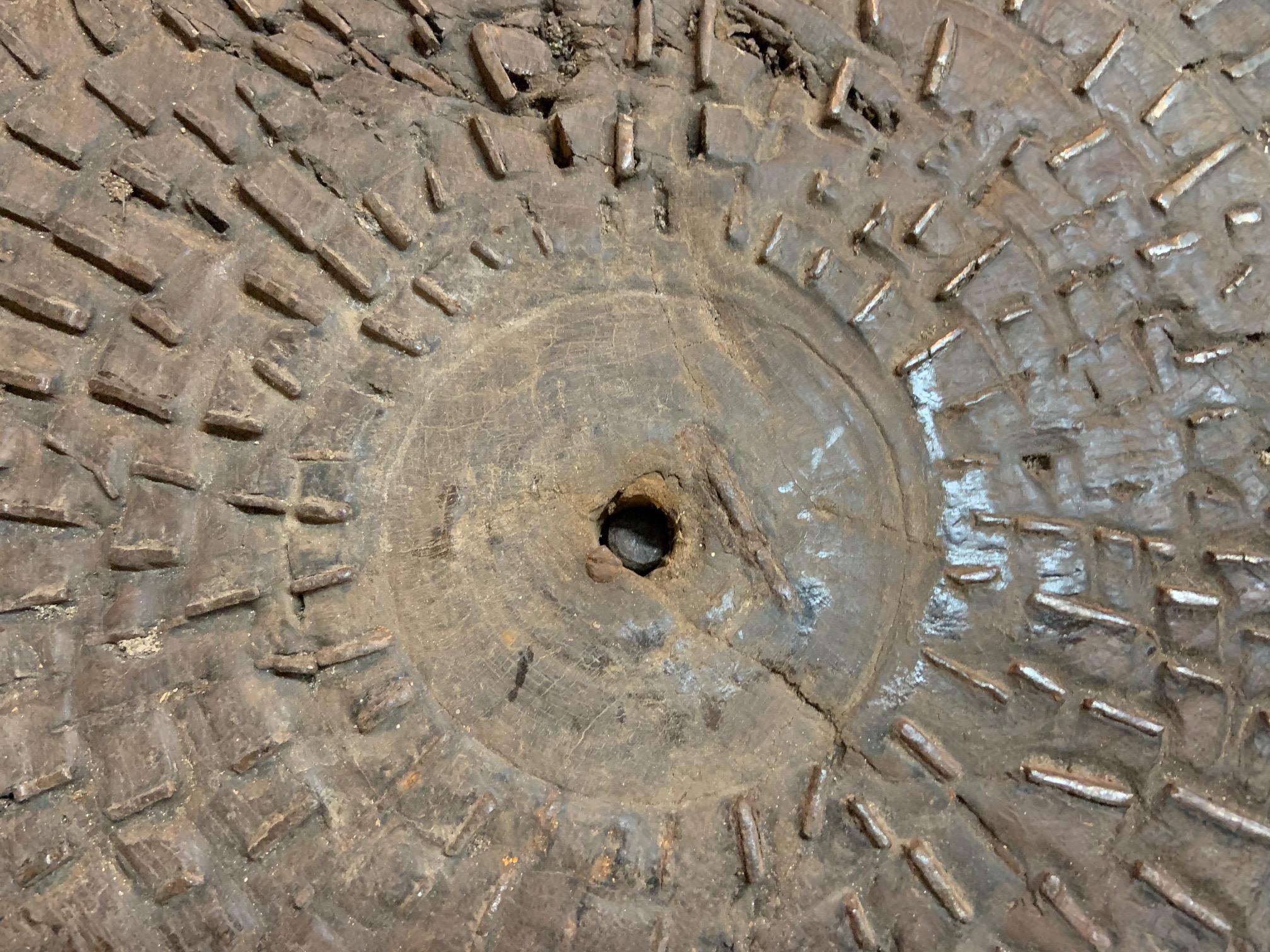 French 17th Century Moulin, Grain Grinding Billot 3