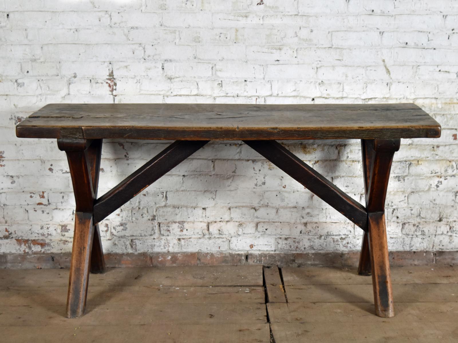 rustic console tables