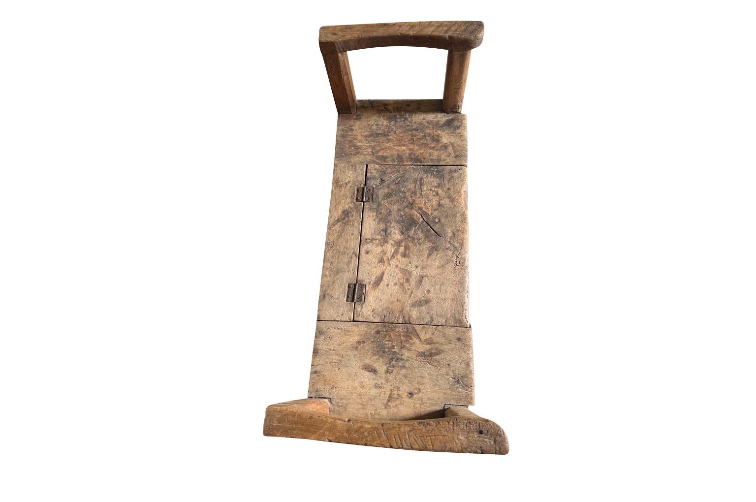 Banco/Tronco primitivo francés del siglo XVII en venta 6