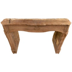 French 17th Century Renaissance Period Pierre De Bourgogne Fireplace Mantel