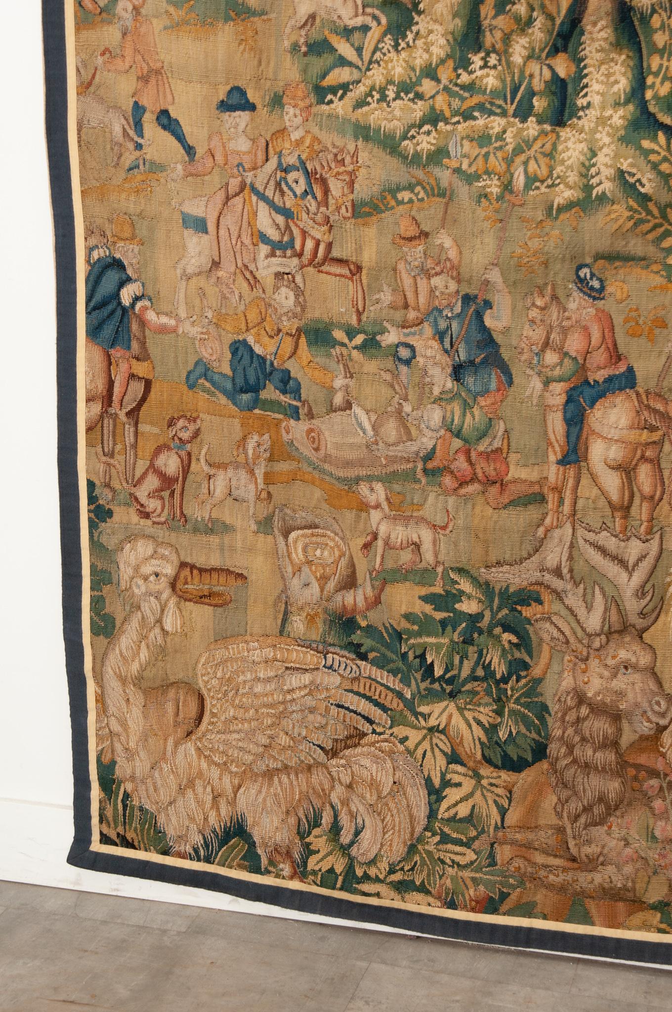 18th Century and Earlier French 17th Century Tapestry For Sale