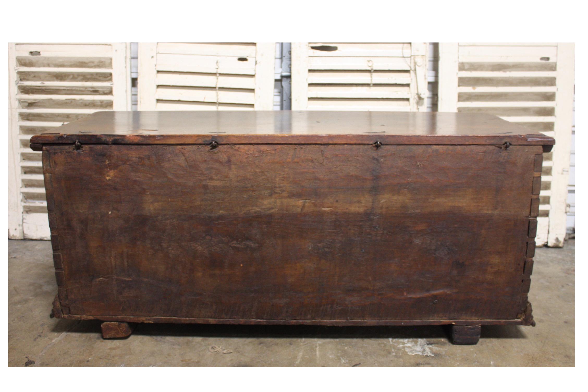 French 17th Century Trunk or Blanket Chest 4