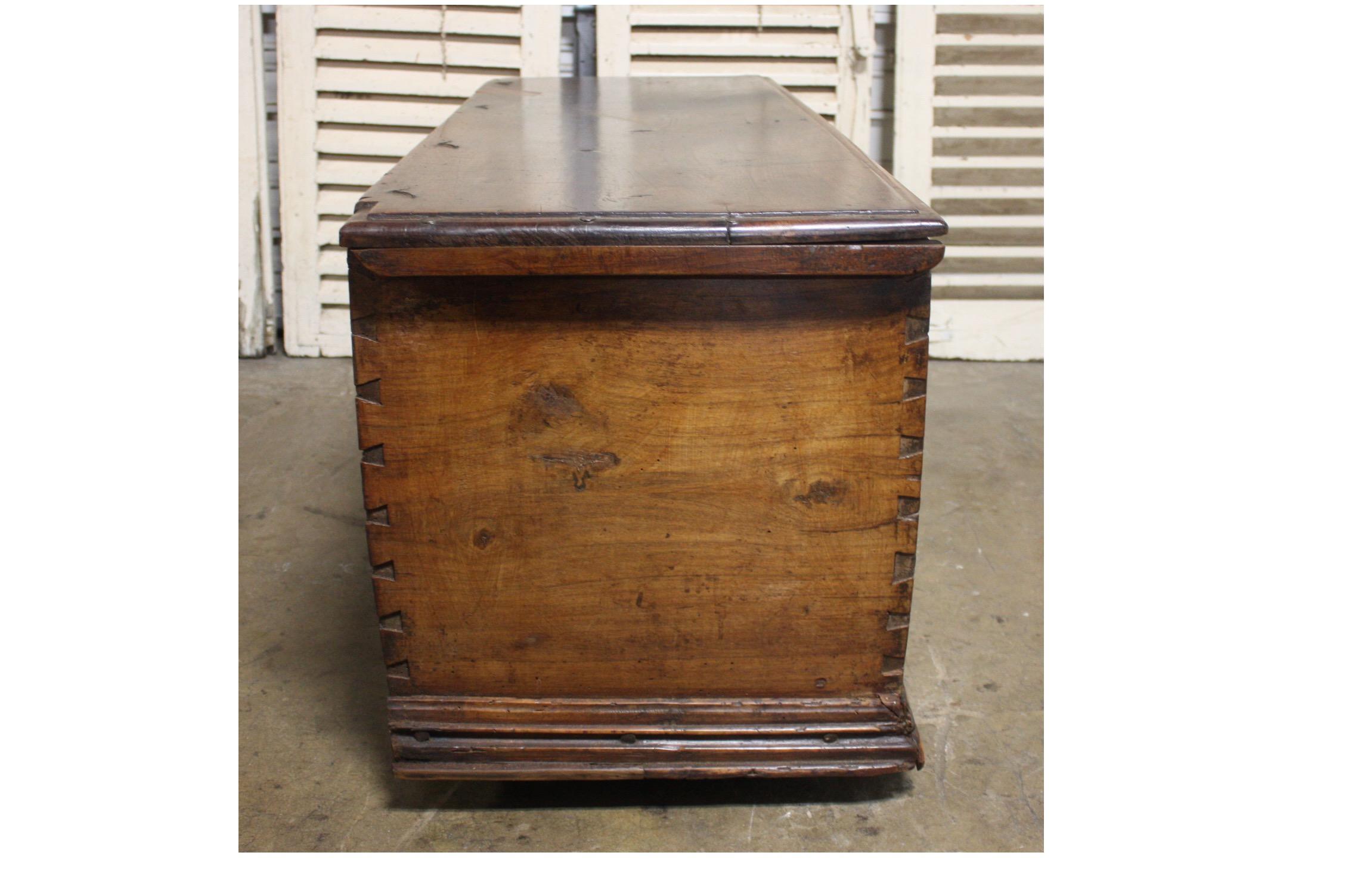 French 17th Century Trunk or Blanket Chest 5