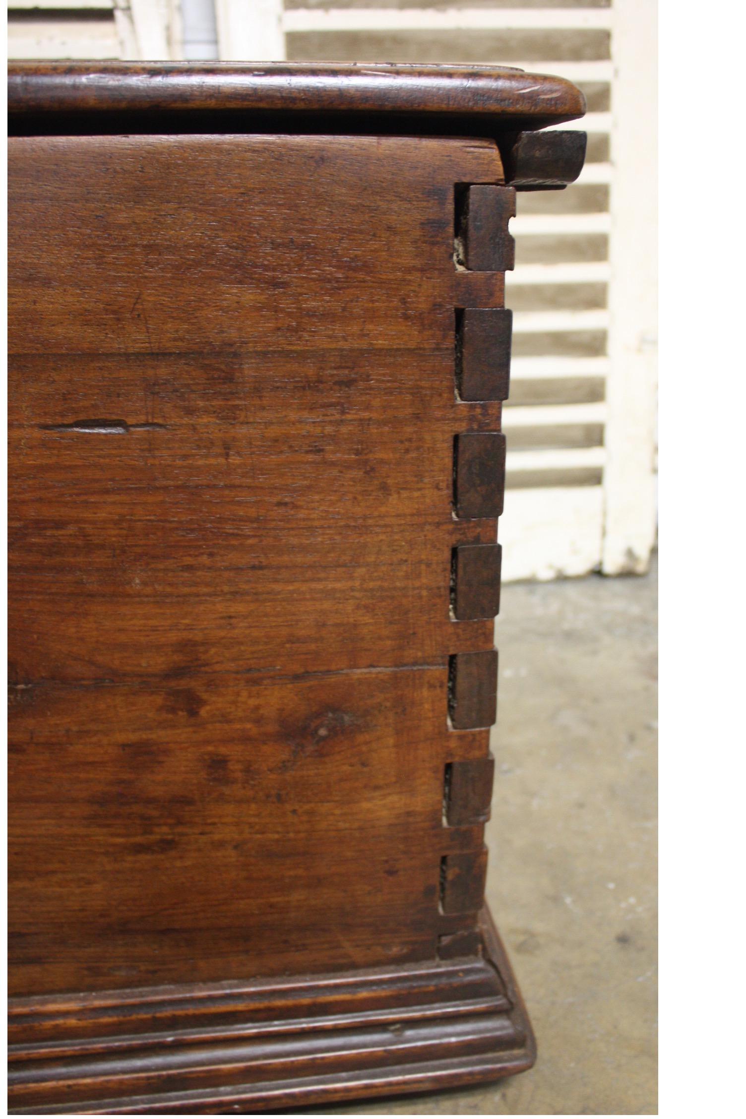 French 17th Century Trunk or Blanket Chest 1