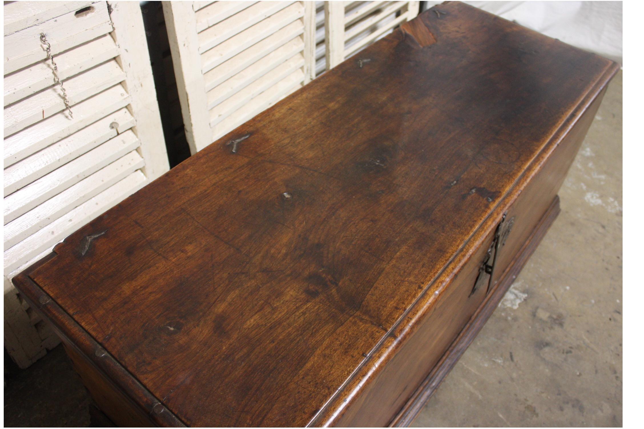 French 17th Century Trunk or Blanket Chest 2
