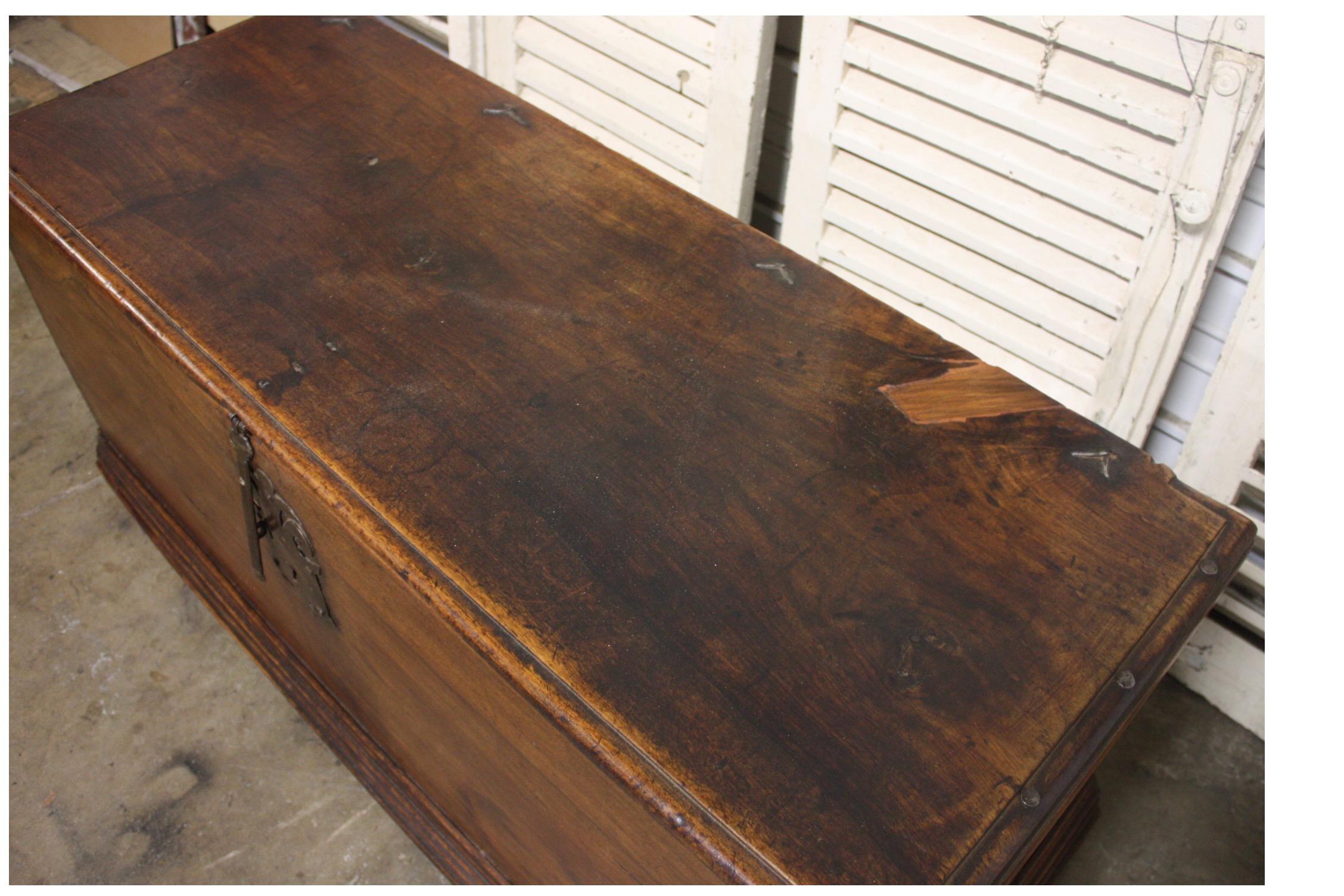 French 17th Century Trunk or Blanket Chest 3
