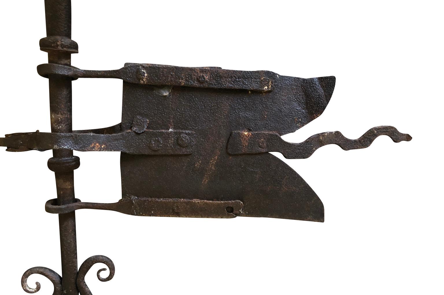 Iron French 17th Century Weather Vane