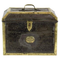 French 18/19th Century Neoclassical Tin Plate Box