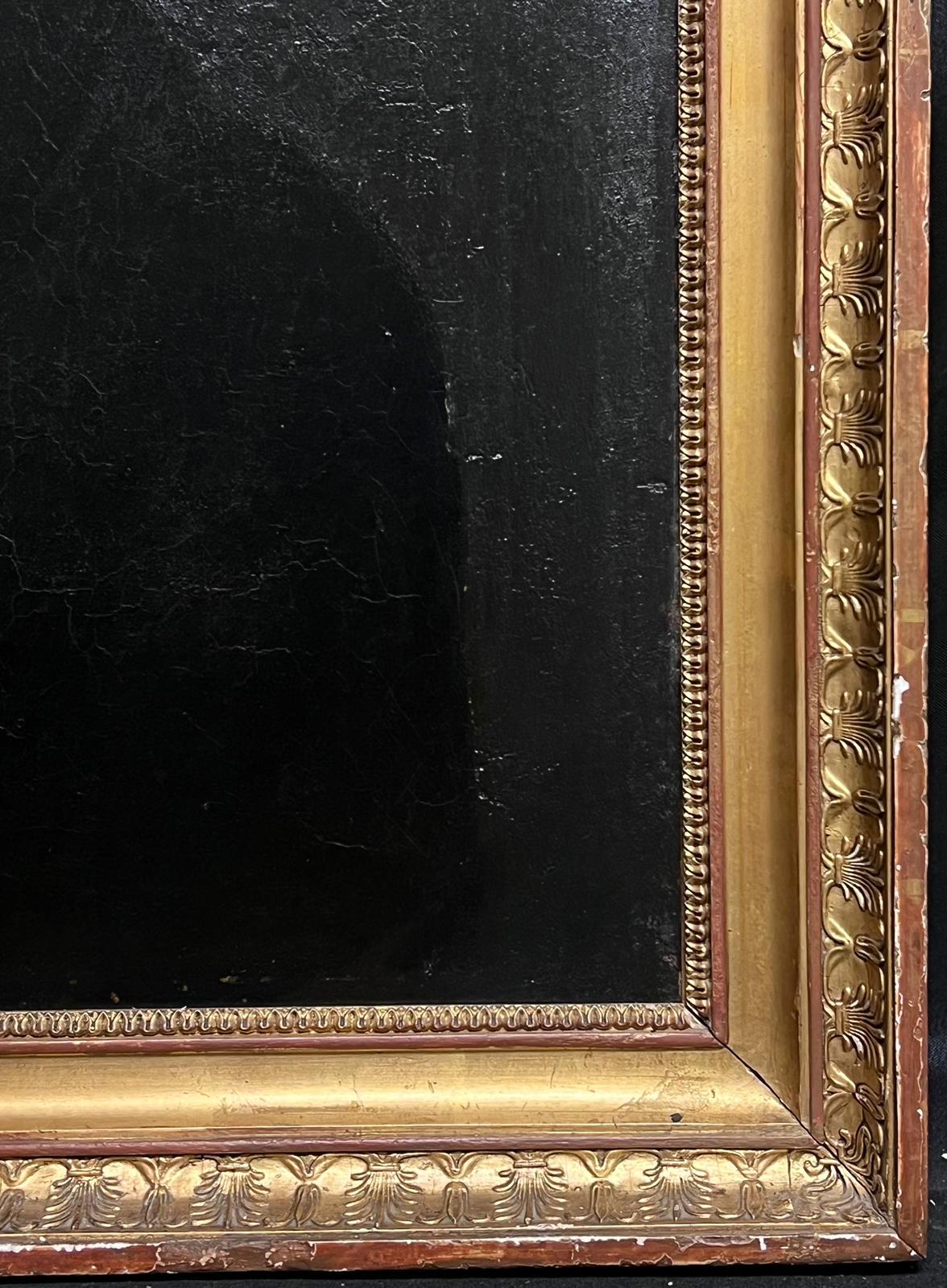 Periodo napoleonico francese, circa 1800
Ritratto di un gentiluomo, in antica cornice dorata 