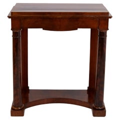 French 1810s Empire Console Table in Mahogany