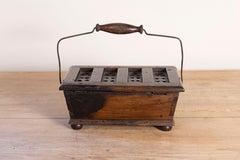 French 1830s Louis-Philippe Period Foot and Bed Warmer with Large Handle