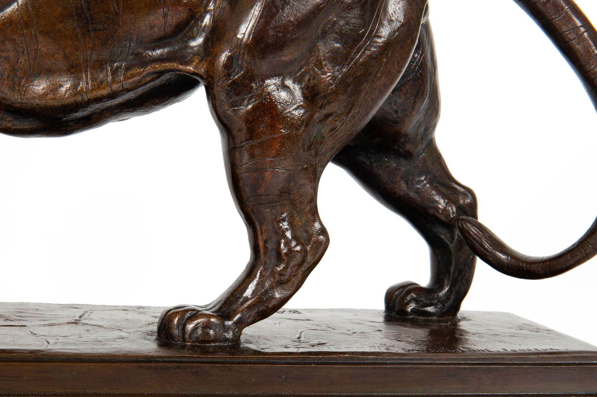 Scultura francese in bronzo del 1880 