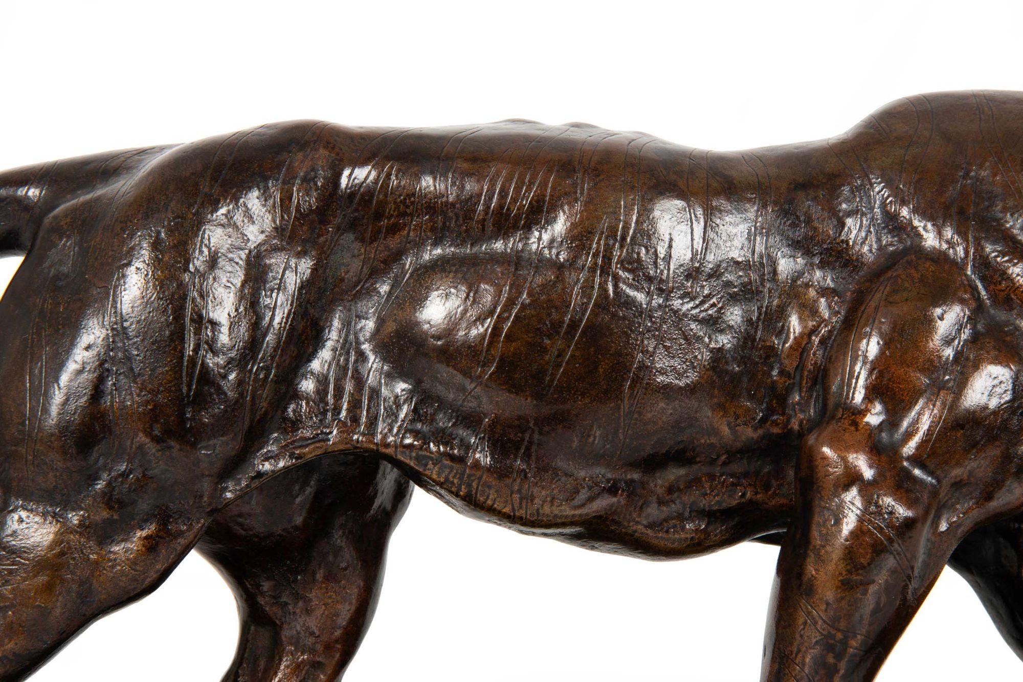 Scultura francese in bronzo del 1880 