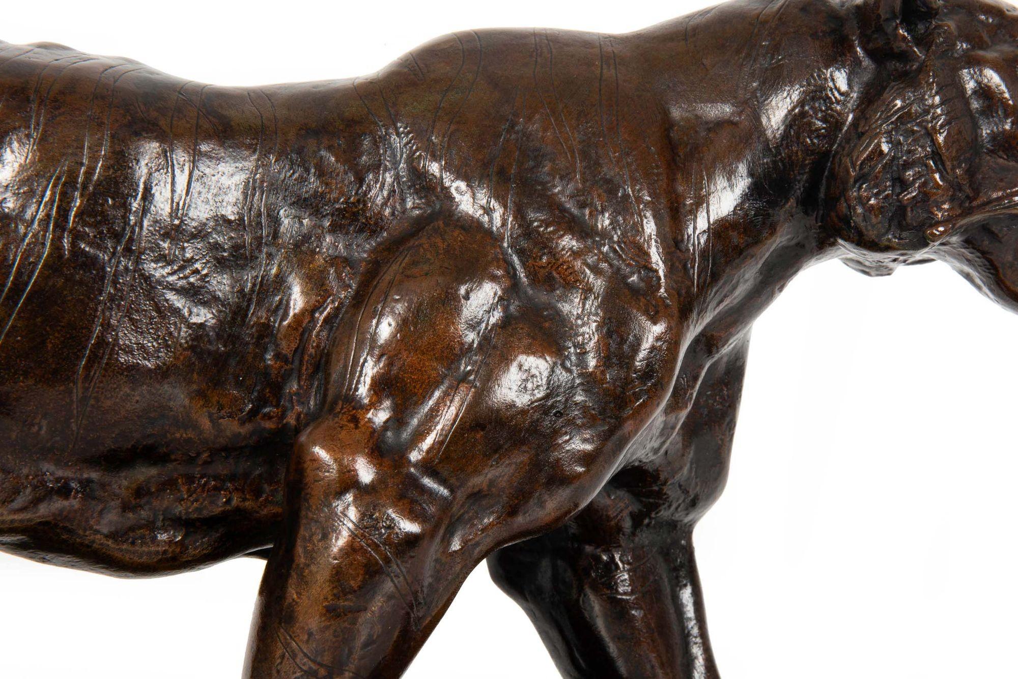 Scultura francese in bronzo del 1880 