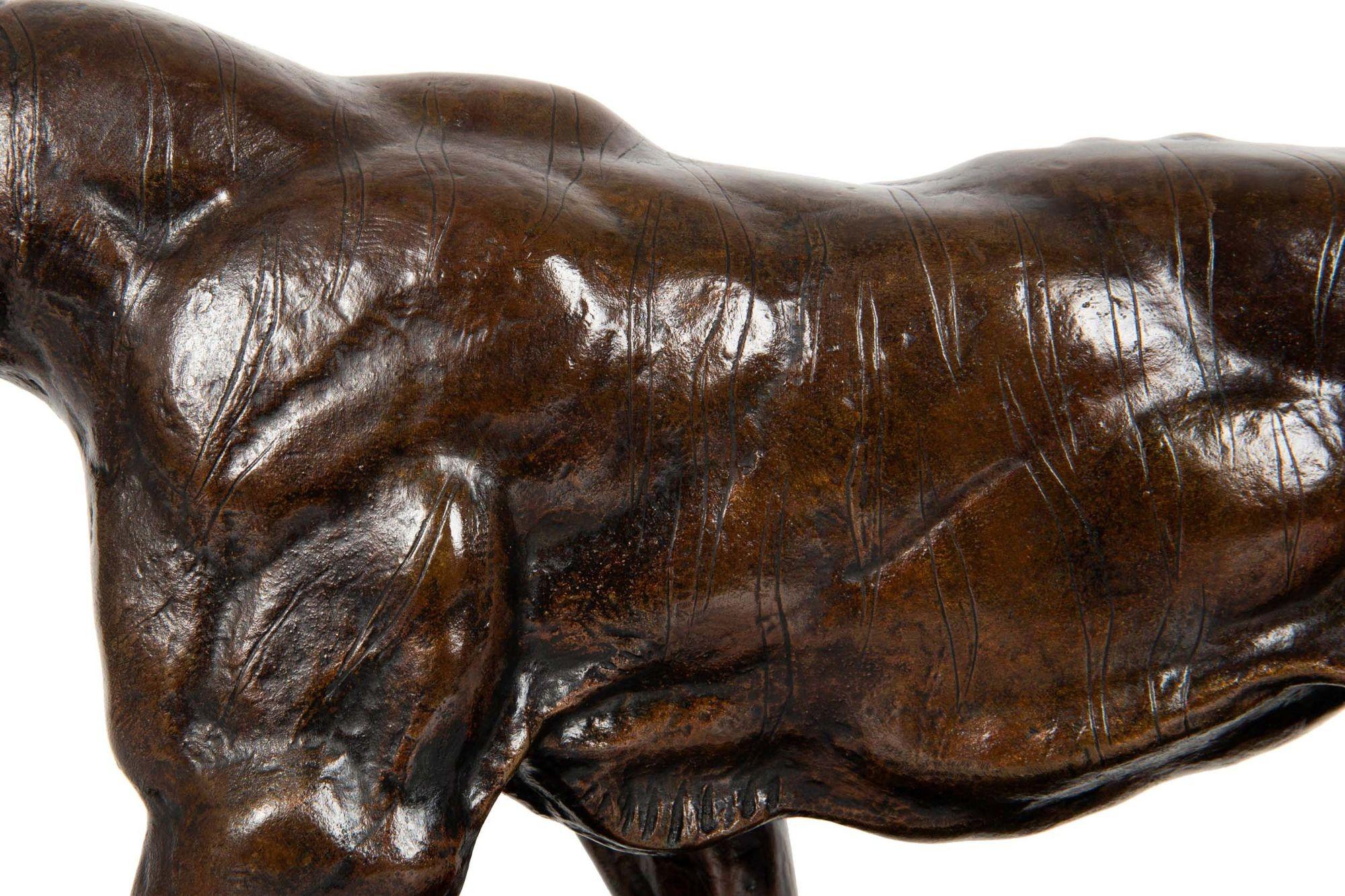 Scultura francese in bronzo del 1880 