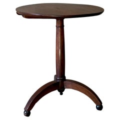 French 1890s Mahogany Gueridon Side Table