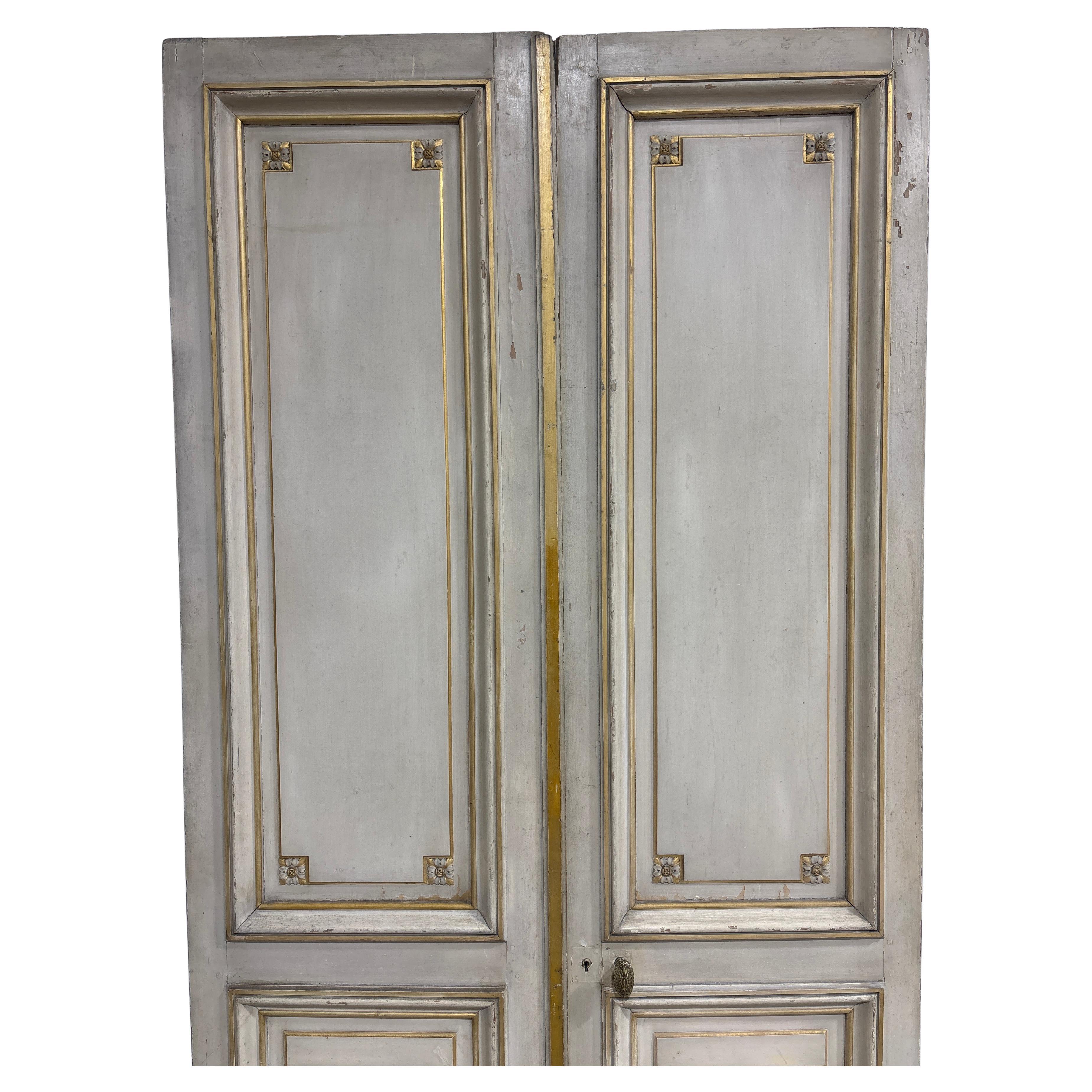 European French 18h Century Louis XVI pair of Doors For Sale
