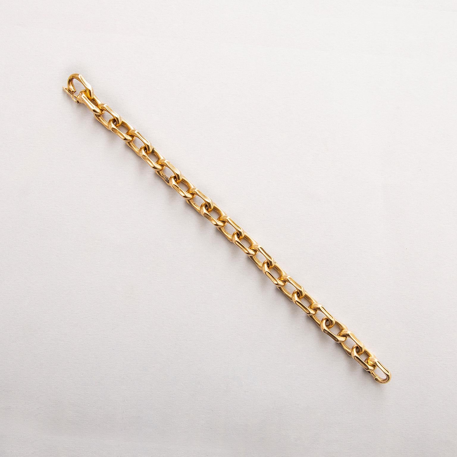 French 18k Gold Bracelet In condizioni buone in vendita a Amsterdam, NL