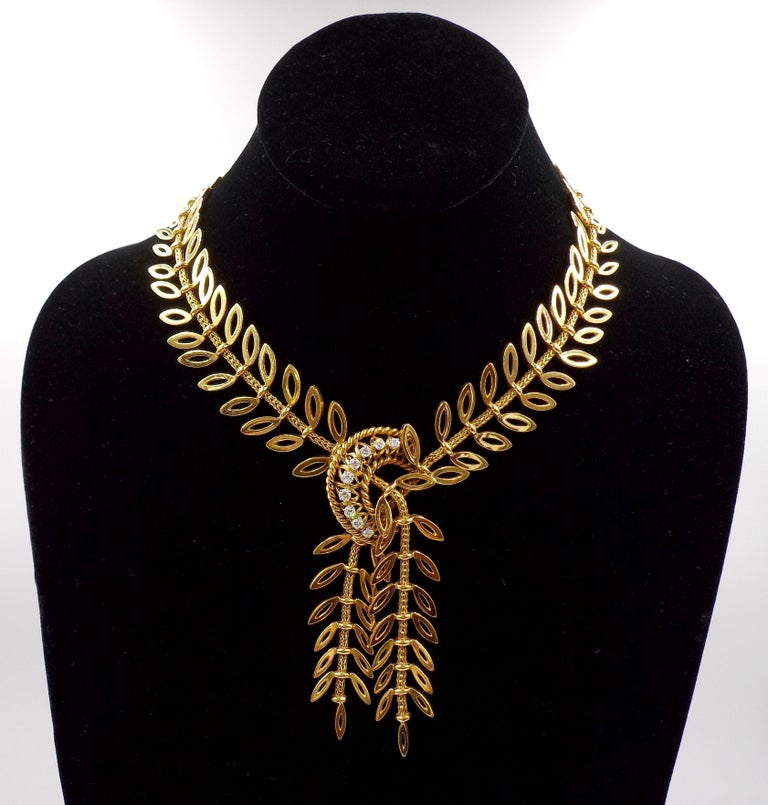 18K Autumn Diamond Necklace main image 0
