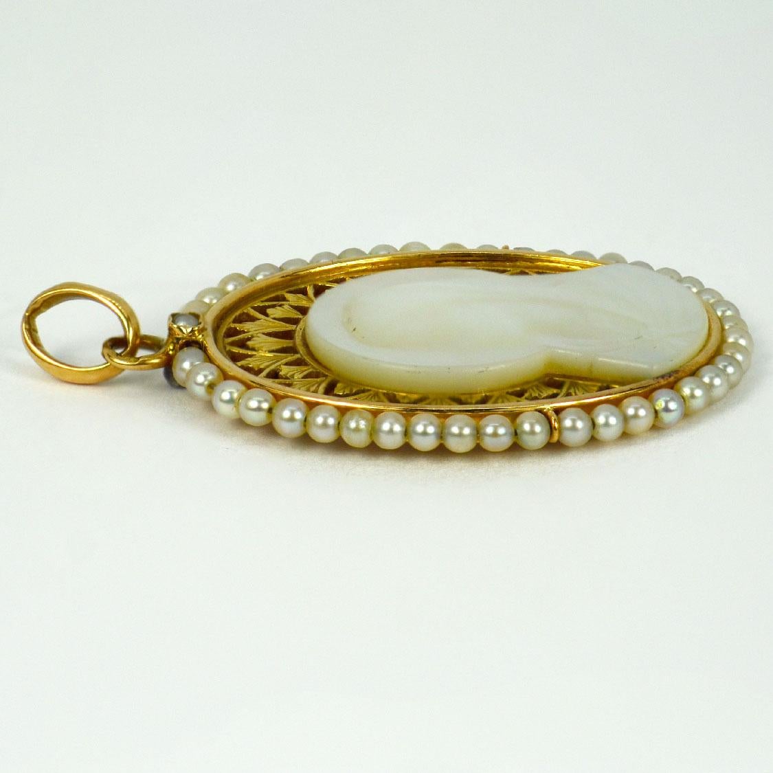 gold charm pendants