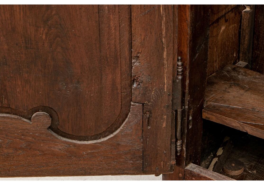 French 18th-19th Century Carved Oak Cabinet/ Cupboard 6