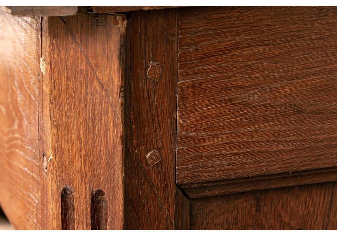 French 18th-19th Century Carved Oak Cabinet/ Cupboard 7