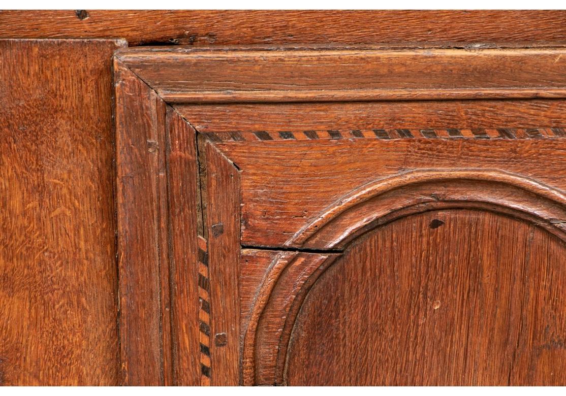 French 18th-19th Century Carved Oak Cabinet/ Cupboard 1