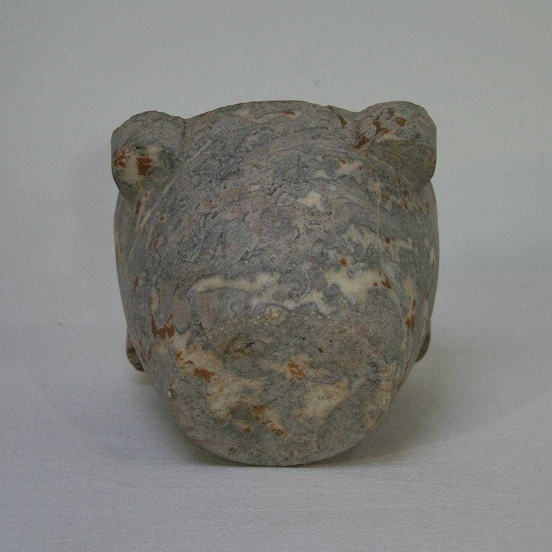 French 18th-19th Century Grey Marble Mortar 3