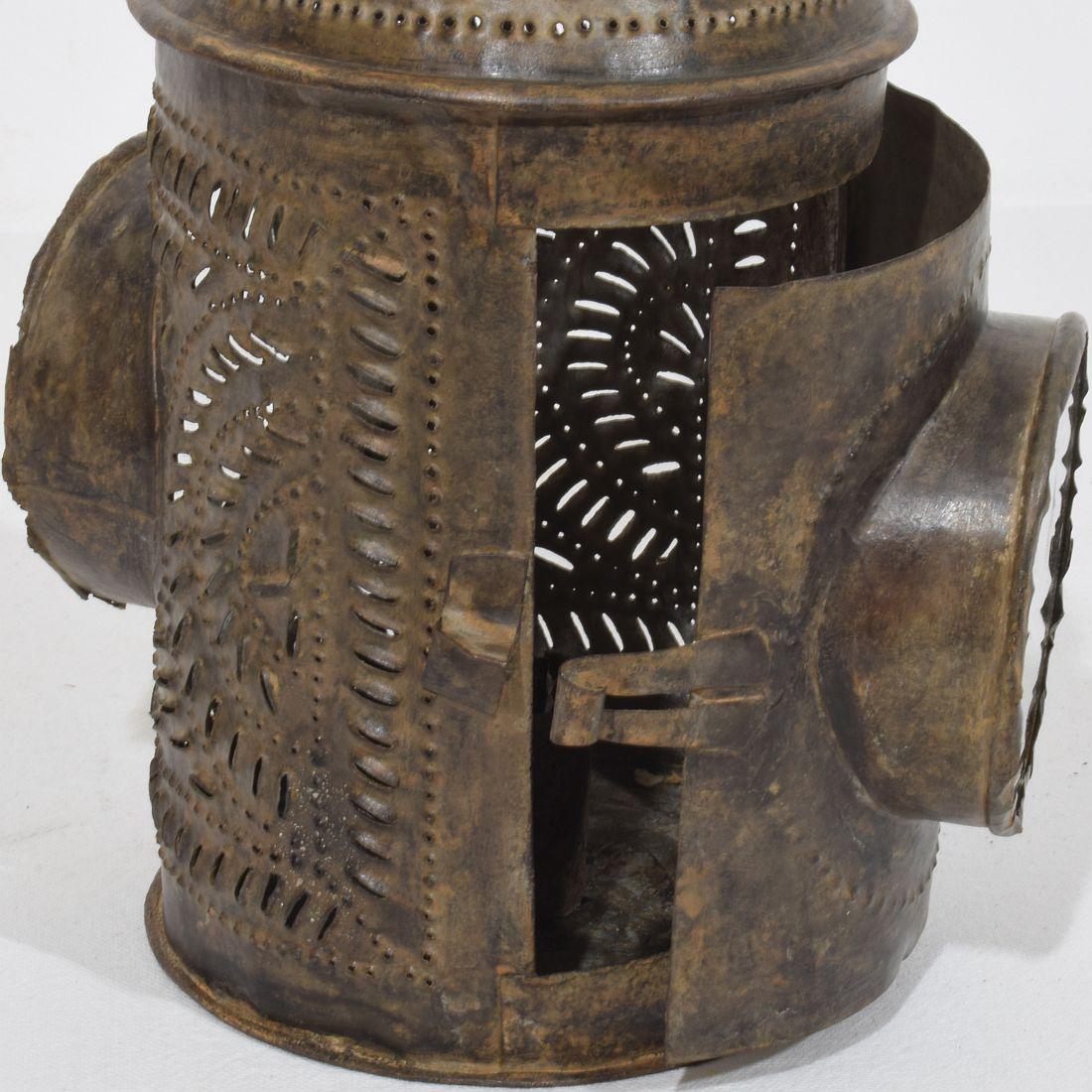 French 18th/ 19th Century Iron Lantern 9