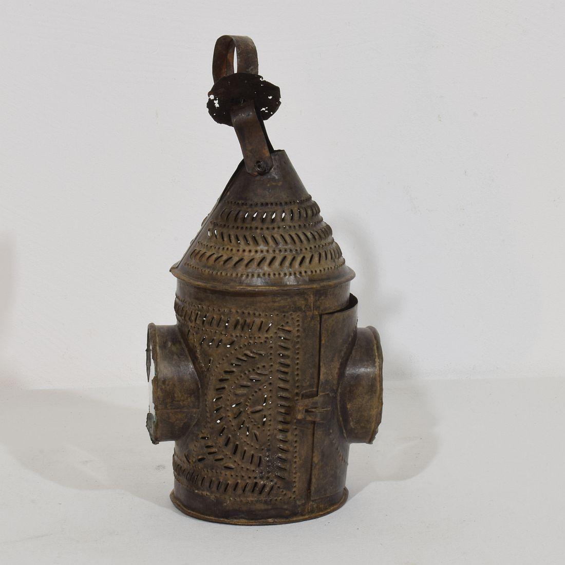 18th Century and Earlier French 18th/ 19th Century Iron Lantern