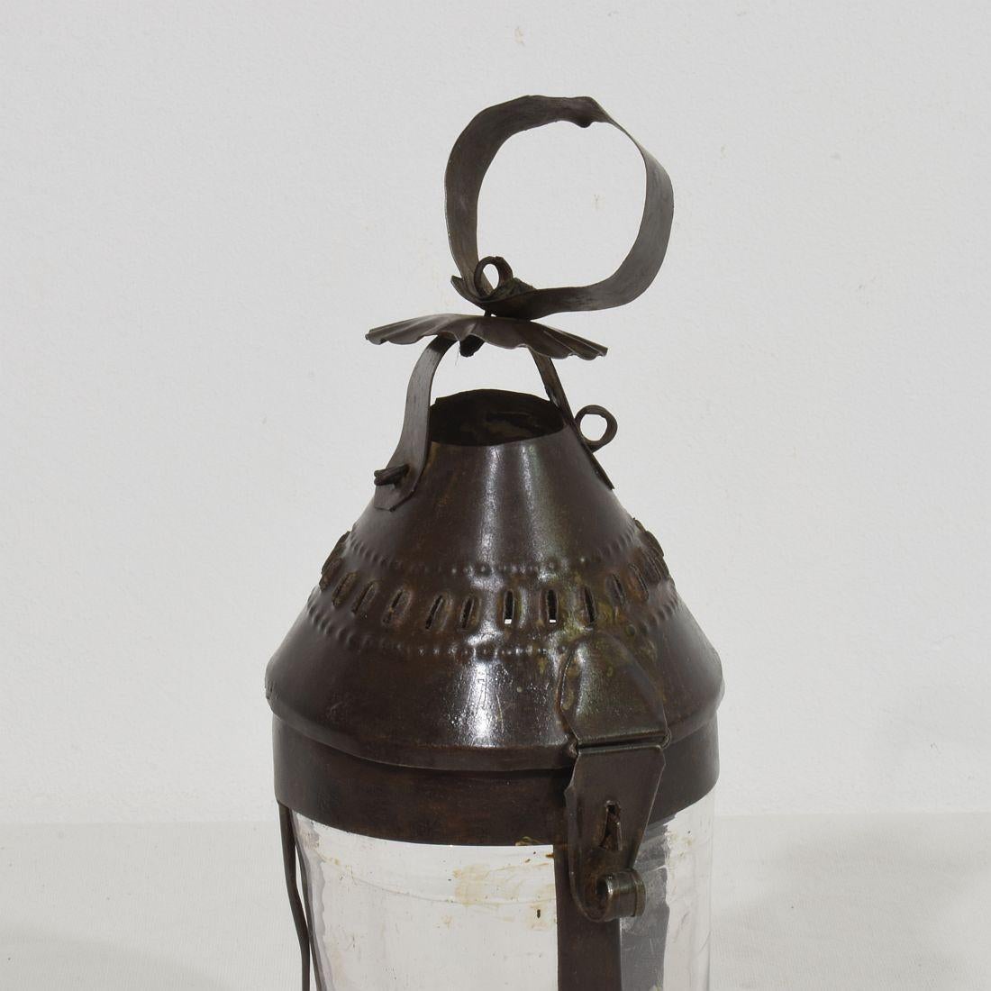 French, 18th/19th Century Metal Lantern For Sale 7