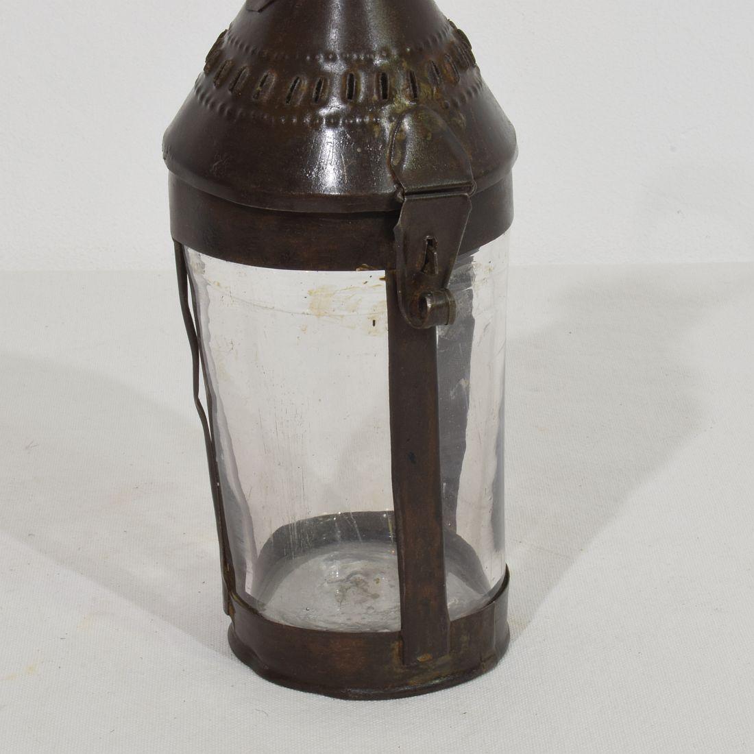 French, 18th/19th Century Metal Lantern For Sale 8