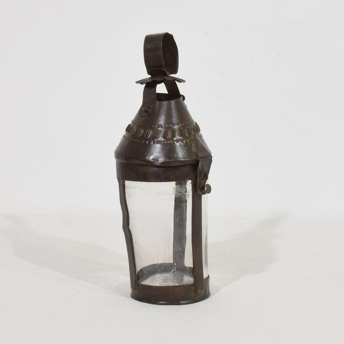Hand-Crafted French, 18th/19th Century Metal Lantern For Sale