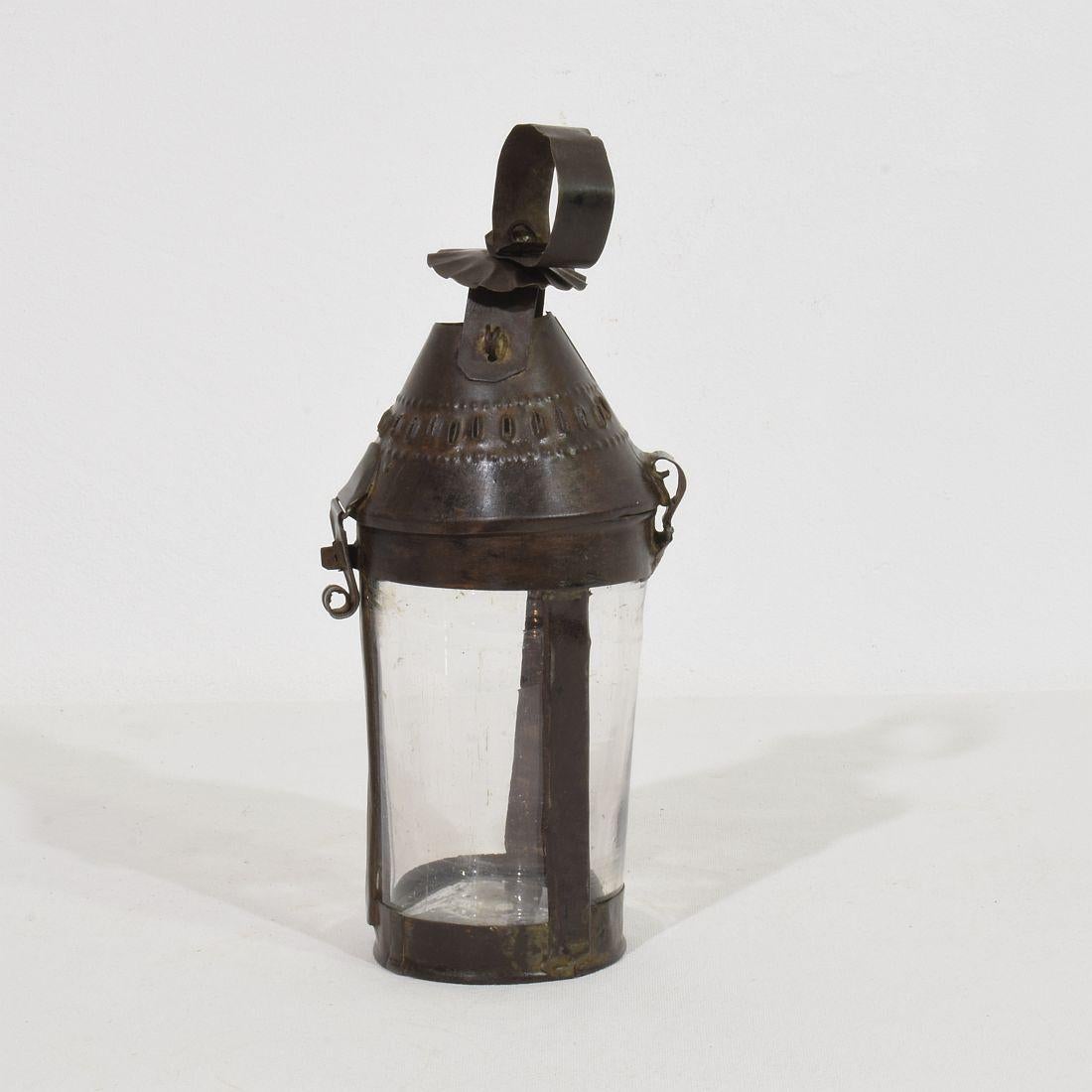 French, 18th/19th Century Metal Lantern For Sale 4