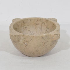 French 18th-19th Century Small Marble Mortar