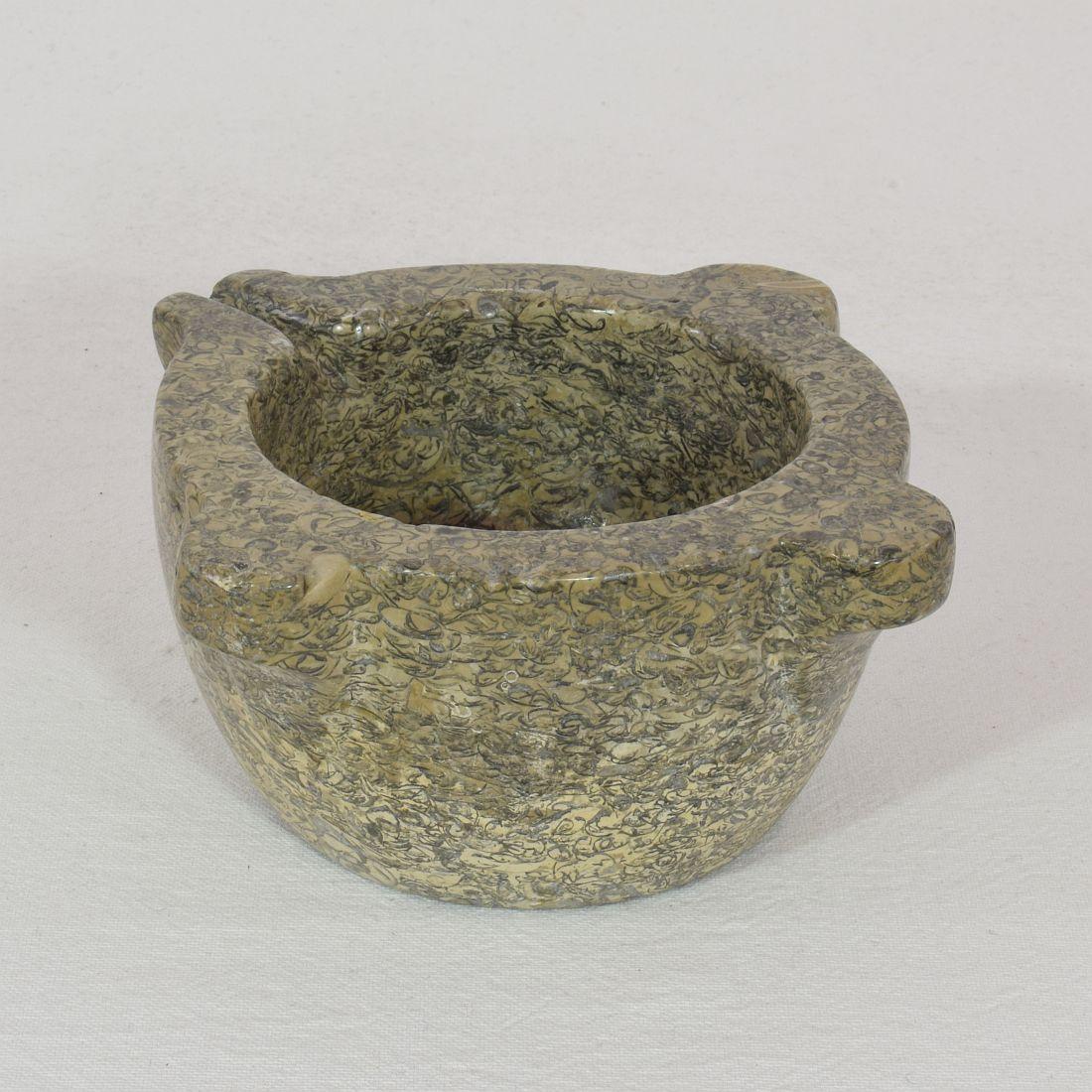 French 18th-19th Century Small Marble Mortar For Sale 1