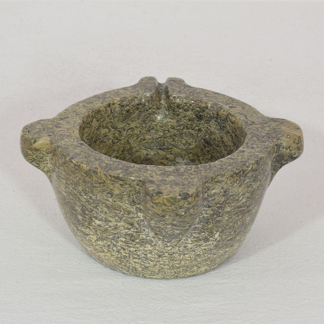 Mortar aus Marmor aus dem 18. bis 19. Jahrhundert im Angebot 1