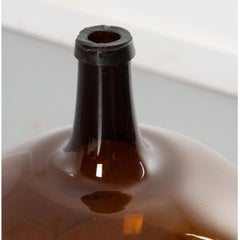 French 18th Century Amber Glass Wine Keg